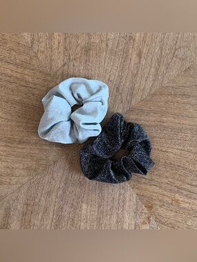 Glitter Scrunchie, Two Items
